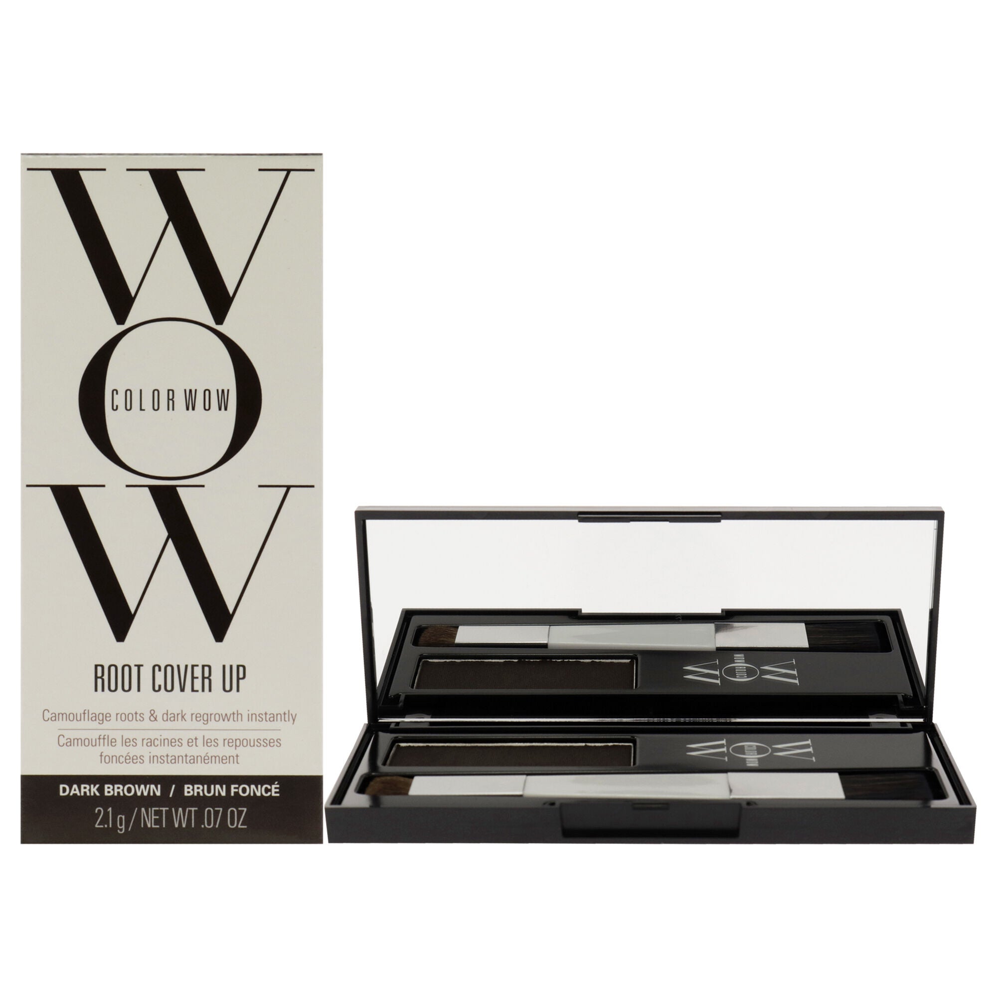 Root Cover Up - Dark Brown by Color Wow for Women - 0.07 oz Hair Color, See Description, hi-res image number 0