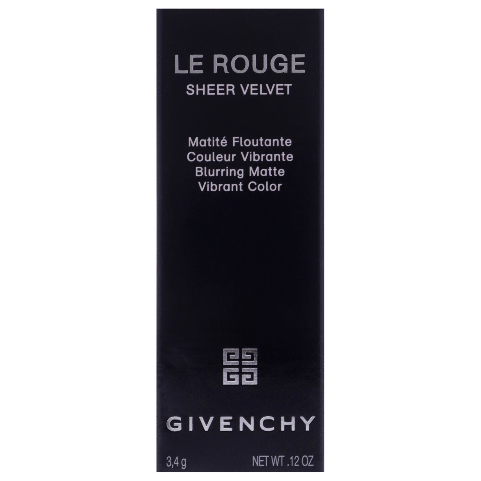 Le Rouge Sheer Velvet Matte Lipstick - 27 Rouge Infuse by Givenchy for Women - 0.12 oz Lipstick (Refillable), Pink, alternate image number 3
