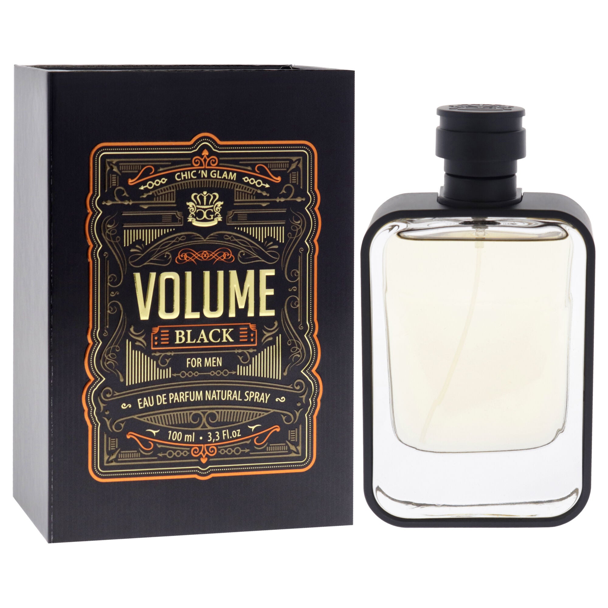 Volume Black by Chic N Glam for Men - 3.3 oz EDP Spray, See Description, alternate image number 2