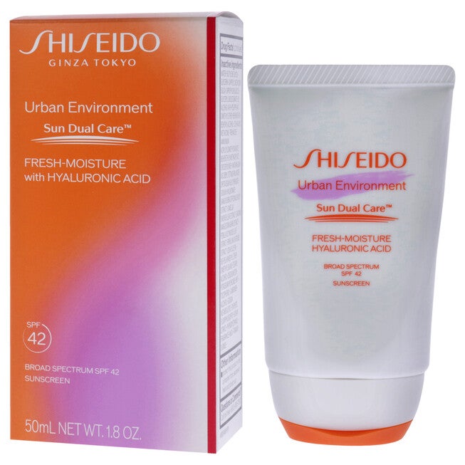 Urban Environment Fresh Moisture Sunscreen Broad-Spectrum SPF 42 by Shiseido for Unisex - 1.8 oz Sunscreen, , alternate image number null