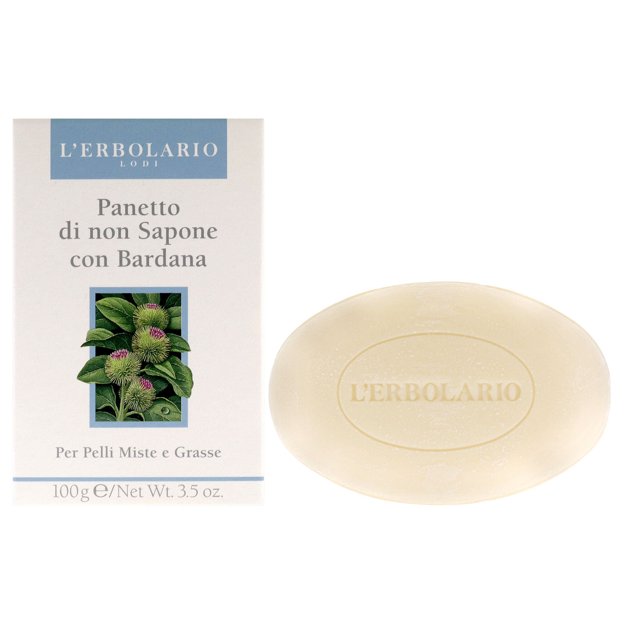 Bar Soap - Burdock by LErbolario for Unisex - 3.5 oz Soap, See Description, hi-res image number 0