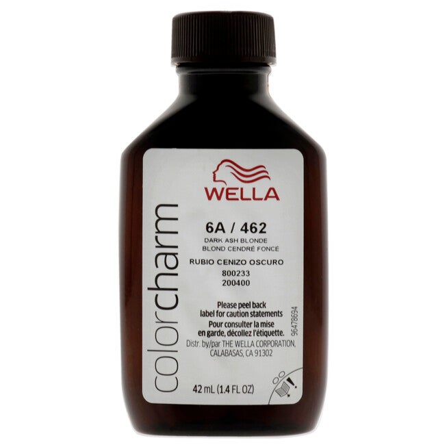 Color Charm Permanent Liquid Haircolor - 462 6A Dark Ash Blonde by Wella for Unisex - 1.4 oz Hair Color, See Description, alternate image number 4