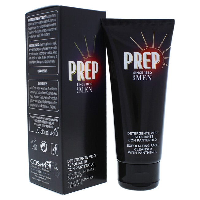 Exfoliating Face Cleanser with Panthenol by Prep for Men - 3.4 oz Cleanser, See Description, alternate image number 2