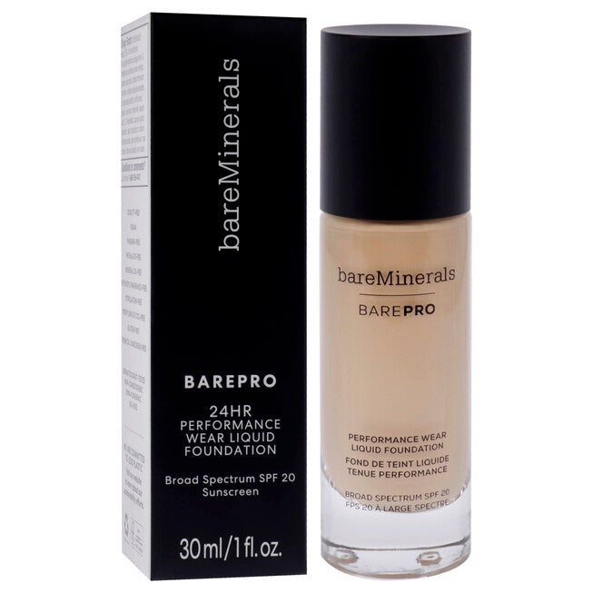 Barepro Performance Wear Liquid Foundation SPF 20 - 14 Silk by bareMinerals for Women - 1 oz Foundation, NA, alternate image number null