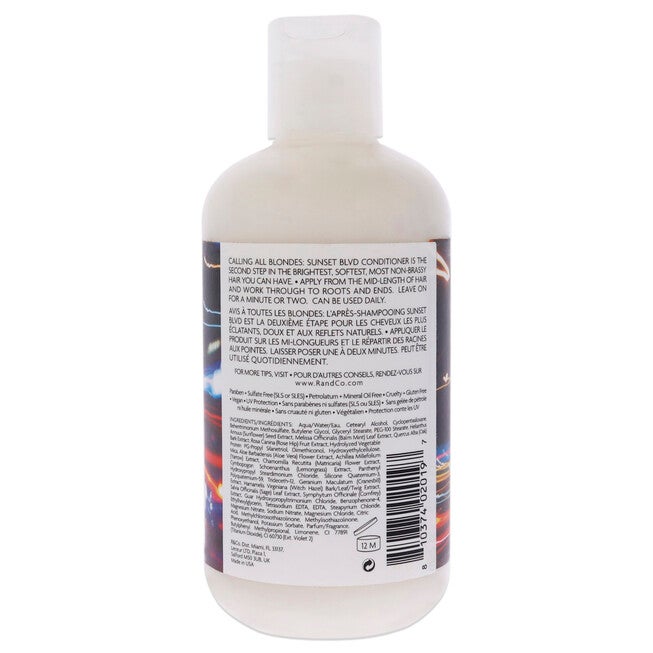 Sunset Blvd Blonde Conditioner by R+Co for Unisex - 8.5 oz Conditioner, , alternate image number 5
