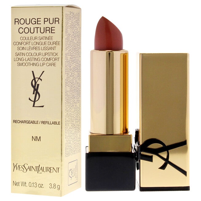 Rouge Pur Couture Satin Lipstick - NM Nu Muse by Yves Saint Laurent for Women - 0.13 oz Lipstick (Refillable), NA, alternate image number null