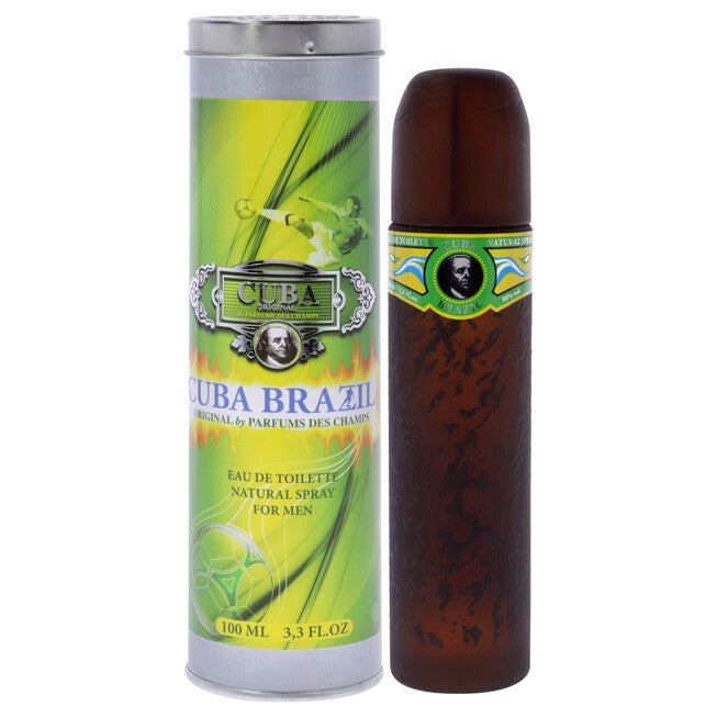 Cuba Brazil by Cuba for Men - 3.3 oz EDT Spray, NA, hi-res image number null