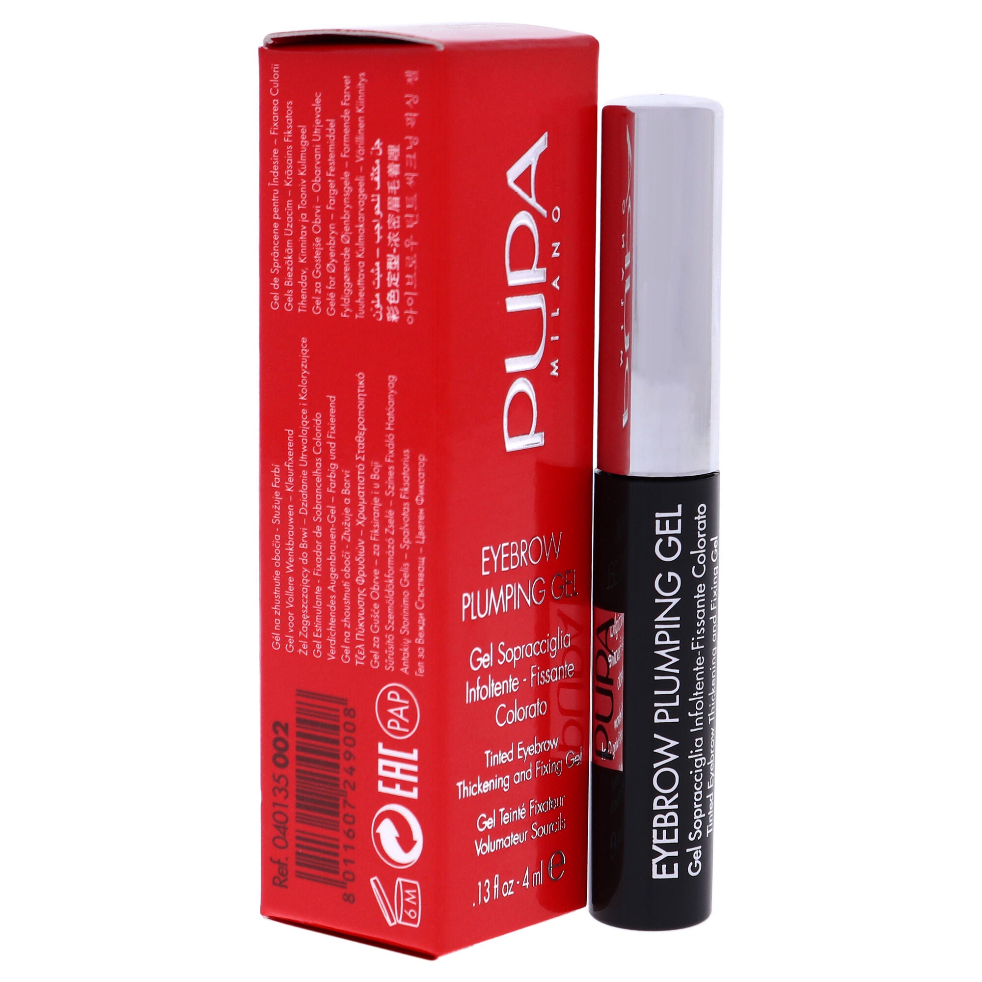 Eyebrow Plumping Gel - 002 Brown by Pupa Milano for Women - 0.13 oz Eyebrow Gel, , alternate image number 6