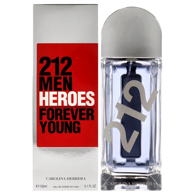 212 Men Heroes Forever Young by Carolina Herrera for Men - 5.1 oz EDT Spray, NA, hi-res image number null