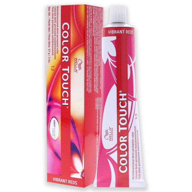 Color Touch Demi-Permanent Color - 4 6 Medium Brown-Violet by Wella for Unisex - 2 oz Hair Color, NA, alternate image number null
