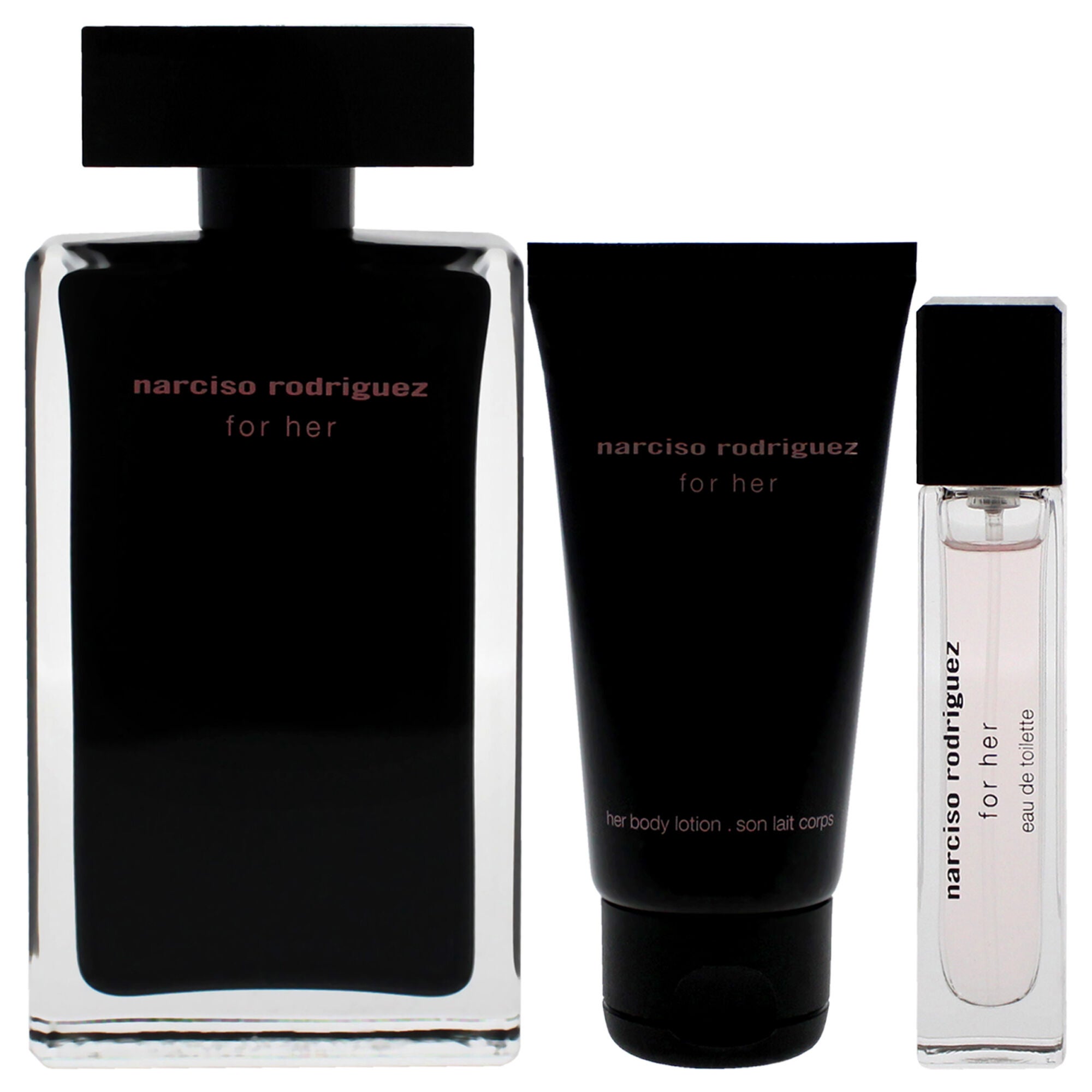 Narciso Rodriguez by Narciso Rodriguez for Women - 3 Pc Gift Set 3.3oz EDT Spray, 0.33oz EDT Purse Spray, 1.6oz Body Lotion, See Description, alternate image number 4