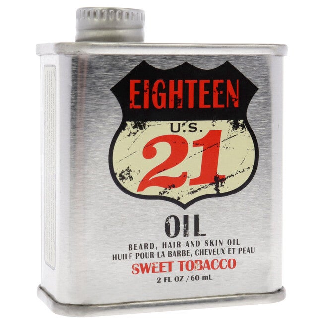 Sweet Tobacco Beard Hair and Skin Oil by 18.21 Man Made for Men - 2 oz Oil, NA, alternate image number null