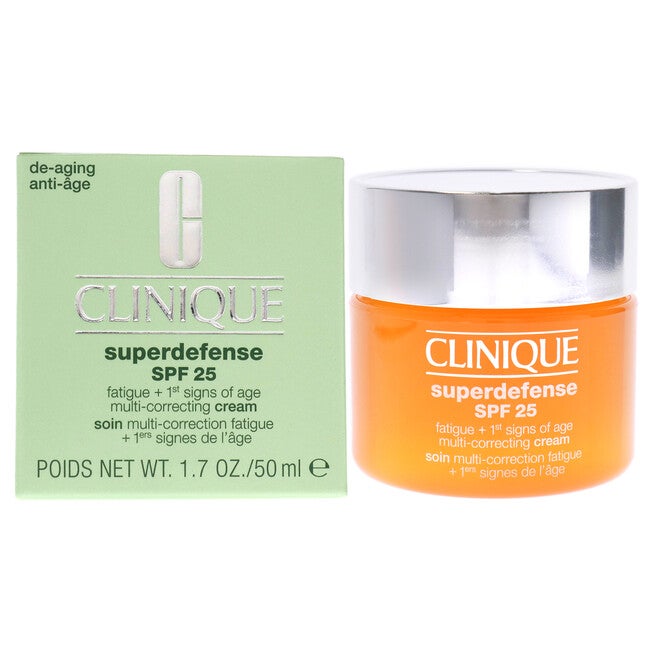 Superdefense Multi-Correcting Cream SPF 25 - Type I-II by Clinique for Unisex - 1.7 oz Cream, NA, hi-res image number null