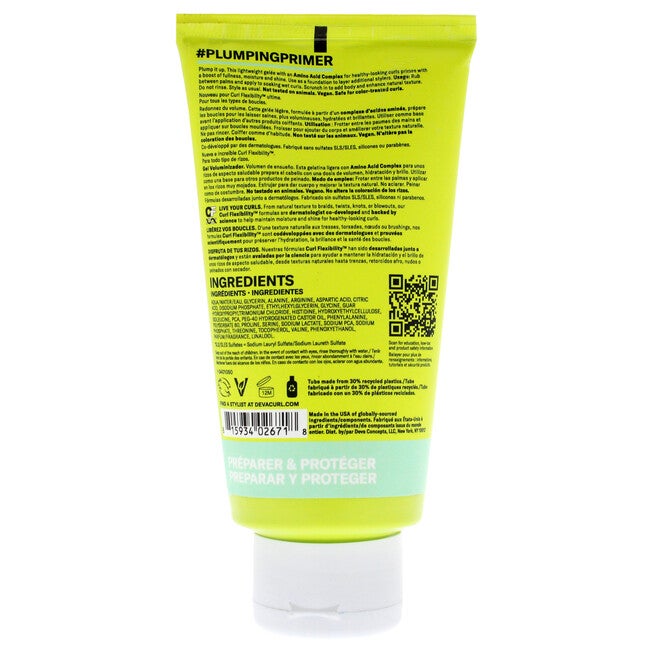 Plumping Primer Gel-NP by DevaCurl for Unisex - 5 oz Gel, NA, alternate image number null