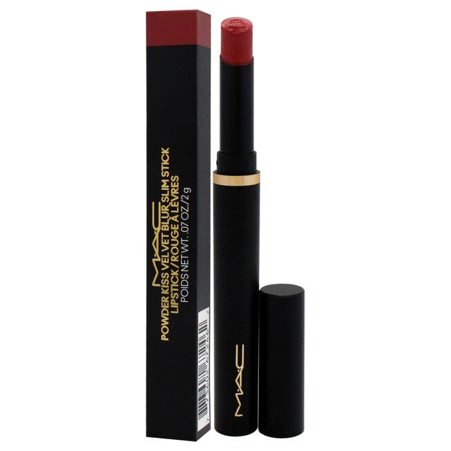 Powder Kiss Velvet Blur Slim Stick - 899 Brickthrough by MAC for Women - 0.07 oz Lipstick, , alternate image number null