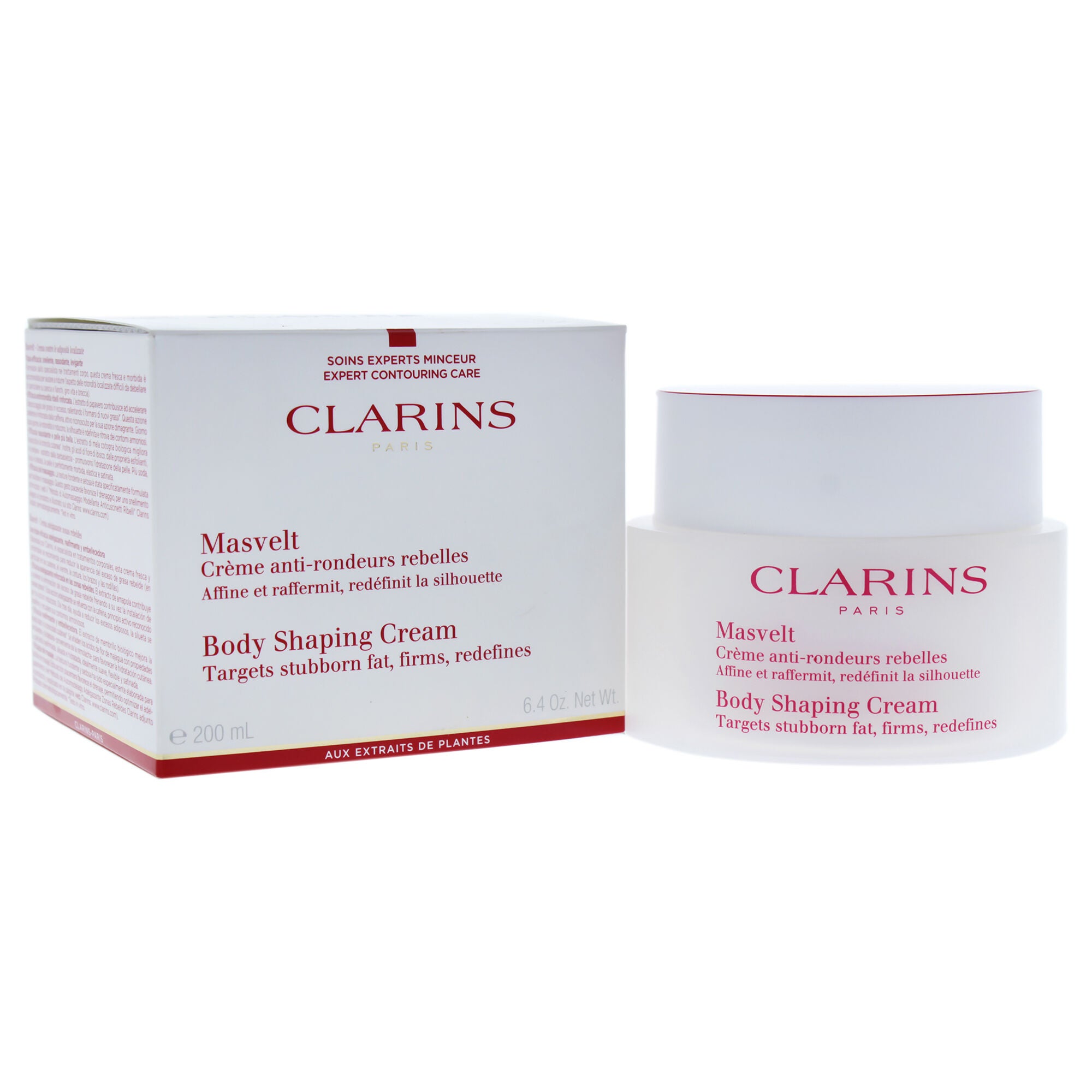 Body Shaping Cream by Clarins for Unisex - 6.4 oz Body Cream, NA, hi-res image number 0