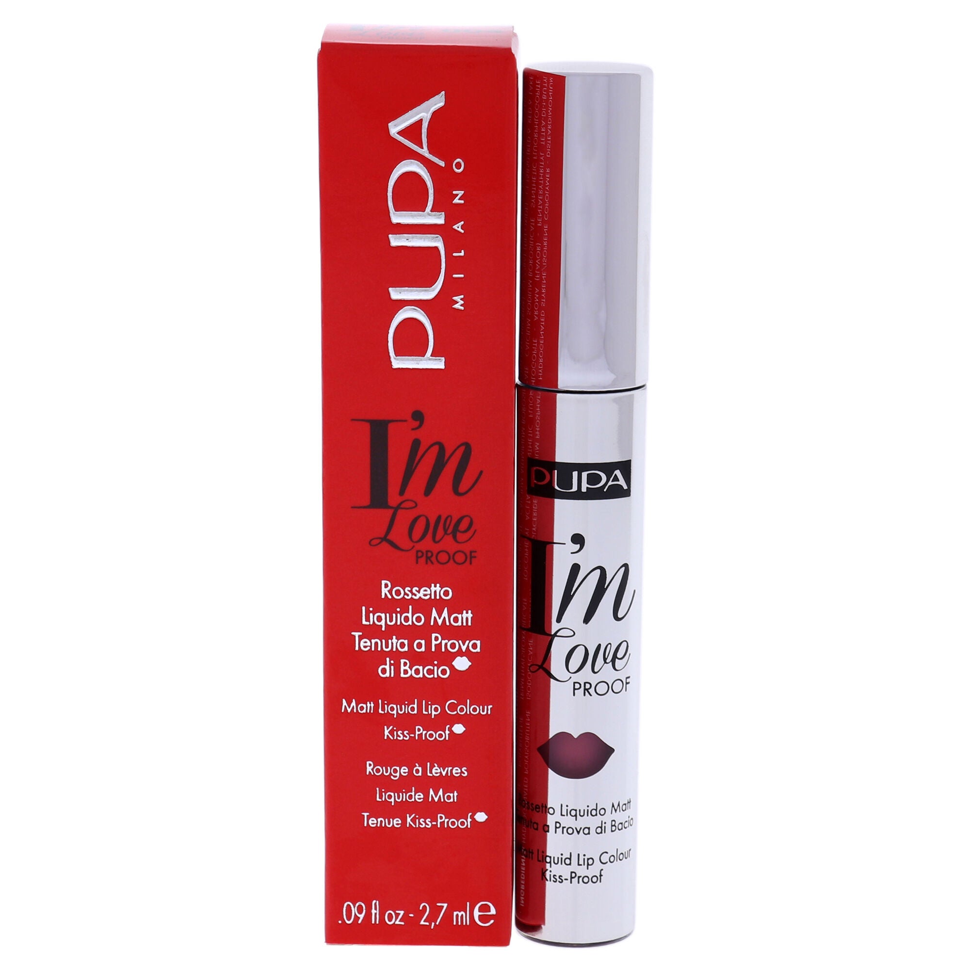 I Am Love Proof Matt Liquid Lip Color - 004 Intense Rose by Pupa Milano for Women - 0.09 oz Lipstick, See Description, hi-res image number 0