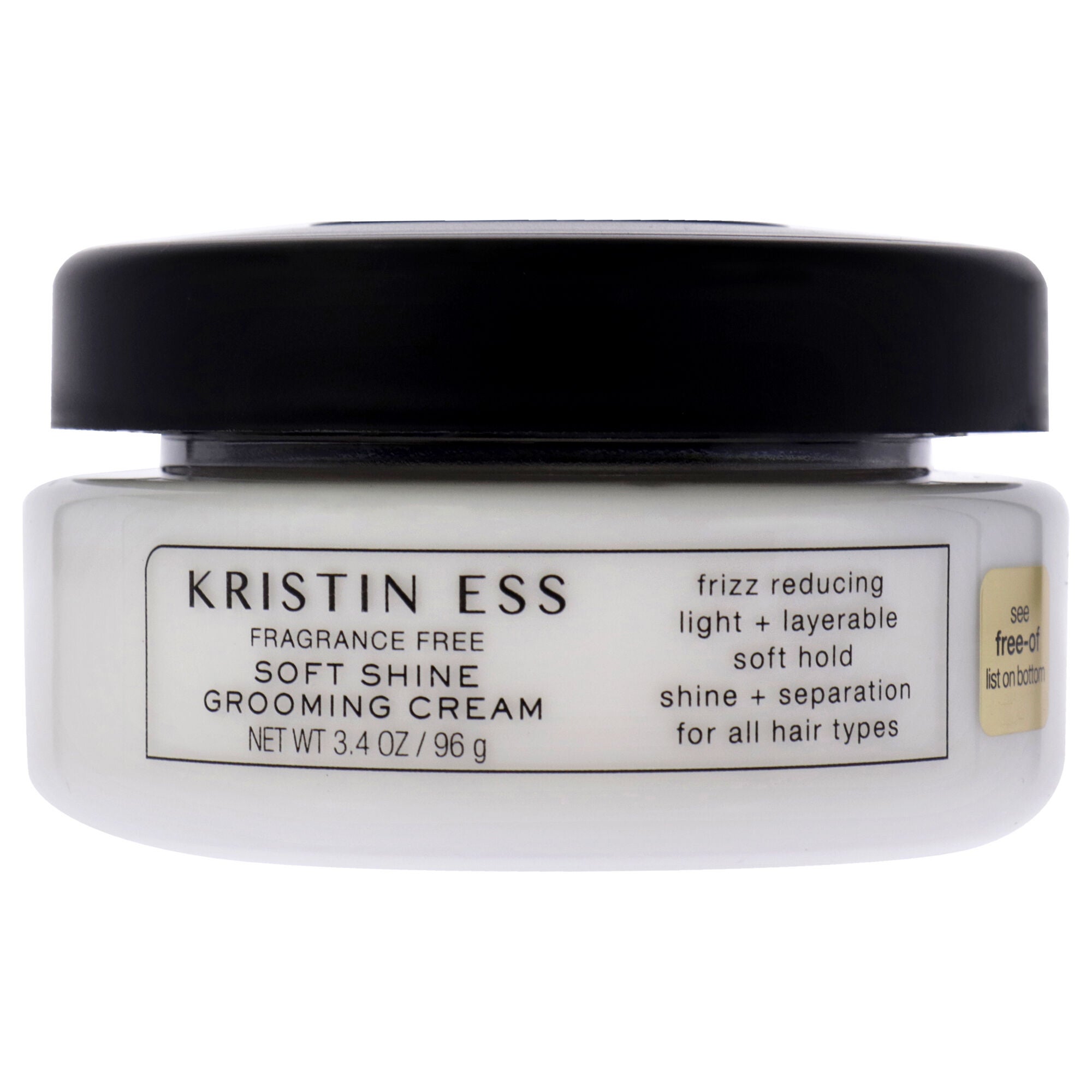 Fragrance Free Soft Shine Grooming Cream by Kristin Ess for Unisex - 3.4 oz Cream, See Description, hi-res image number 0
