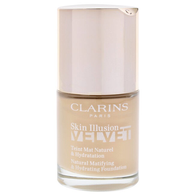 Skin Illusion Velvet Foundation - 105N Nude by Clarins for Women - 1 oz Foundation, See Description, alternate image number 4
