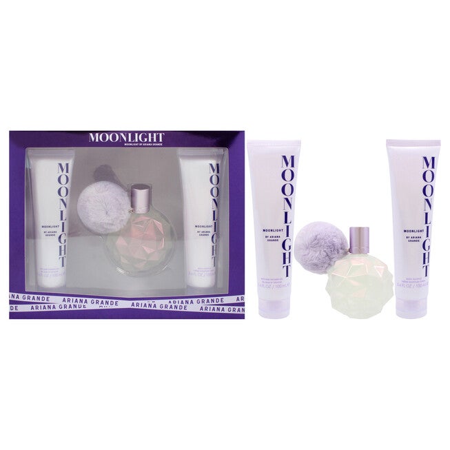 Moonlight by Ariana Grande for Women - 3 Pc Gift Set 3.4oz EDP Spray, 3.4oz Body Souffle, 3.4oz Shower Gel, NA, hi-res image number null