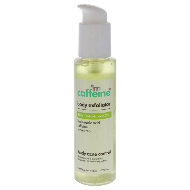 Body Exfoliator BHA Salicylic acid 2 Percent - Green Tea by mCaffeine for Unisex - 3.72 oz Exfoliator, See Description, hi-res image number null