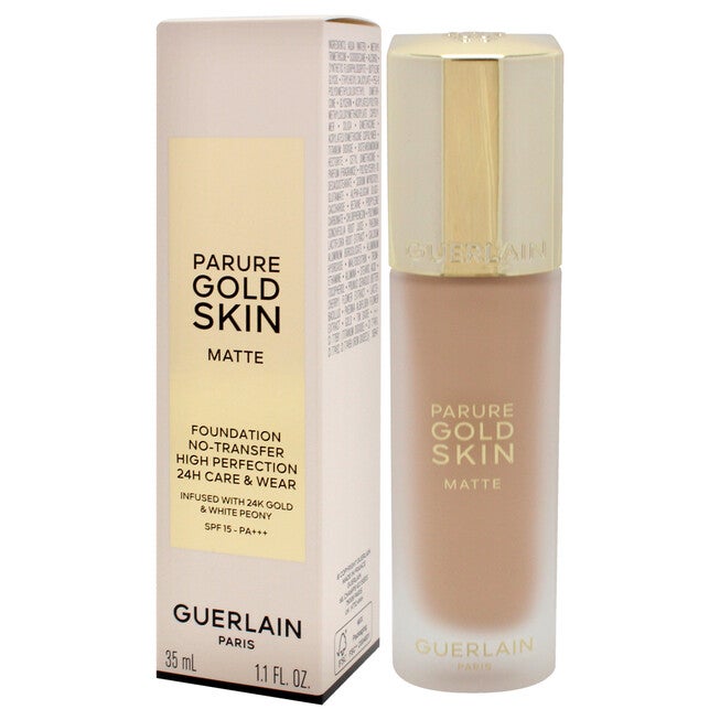 Parure Gold Skin Matte 24H Wear No-Transfer Foundation SPF 15 - 1N Neutral by Guerlain for Women - 1.1 oz Foundation, NA, alternate image number null