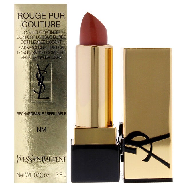 Rouge Pur Couture Satin Lipstick - NM Nu Muse by Yves Saint Laurent for Women - 0.13 oz Lipstick (Refillable), NA, hi-res image number null