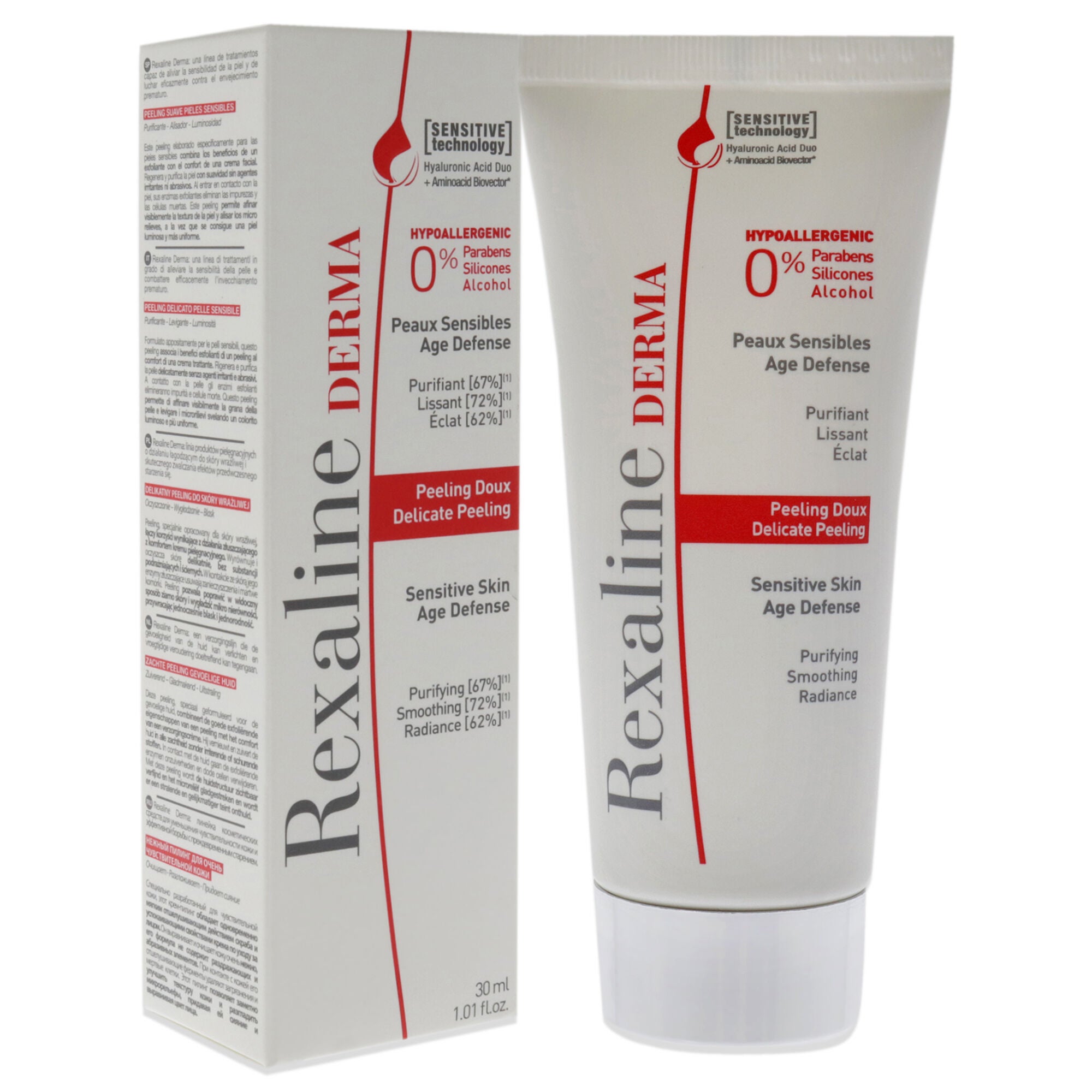 Derma Delicate Peeling by Rexaline for Unisex - 1.01 oz Exfoliator, See Description, alternate image number 1