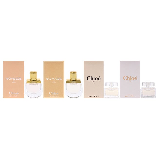 Chloe by Chloe for Women - 4 Pc Mini Gift Set 0.16oz Nomade EDP Spray, 0.16oz Chloe EDT Spray, 0.16oz Chloe EDP Spray, 0.16oz Nomade EDP Spray, See Description, alternate image number null