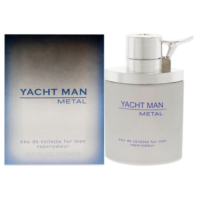 Yacht Man Metal by Myrurgia for Men - 3.4 oz EDT Spray, NA, hi-res image number null