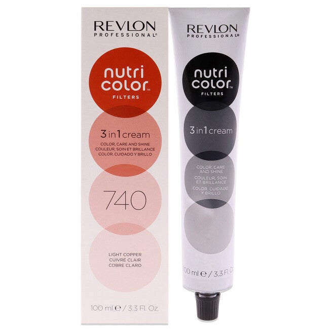 Nutri Color Cream - 740 Light Copper by Revlon for Unisex - 3.3 oz Hair Color, NA, hi-res image number null