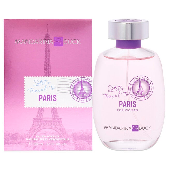 Lets Travel To Paris by Mandarina Duck for Women - 3.4 oz EDT Spray, See Description, hi-res image number 0