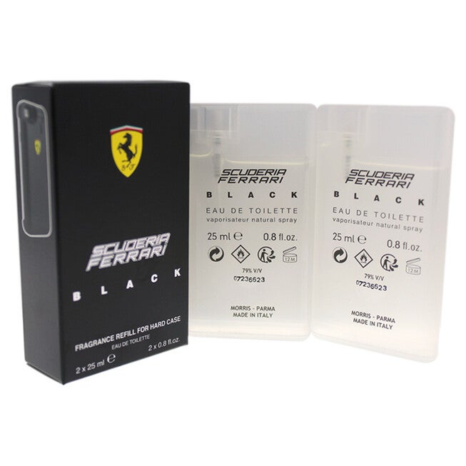Ferrari Black Fragrance Refill For Hard Case by Ferrari for Men - 2 x 0.8 oz EDT Spray (Refill), , alternate image number 5