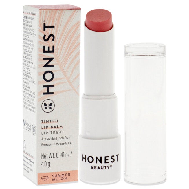 Tinted Lip Balm - Summer Melon by Honest for Women - 0.141 oz Lip Balm, NA, alternate image number null