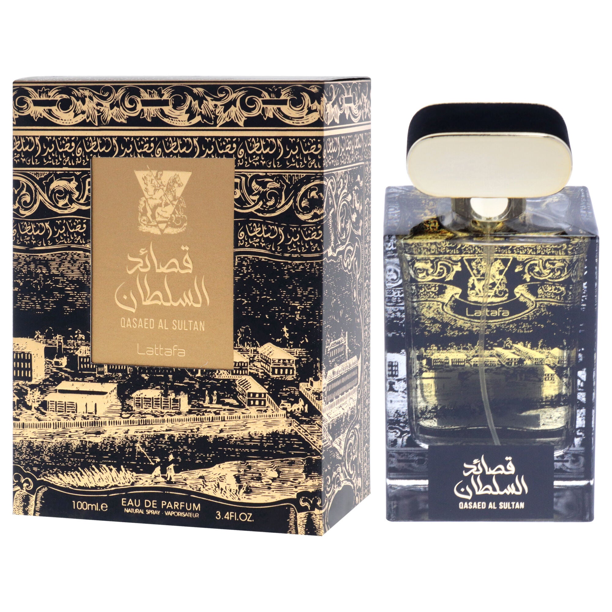 Qased Al Sultan by Lattafa for Unisex - 3.4 oz EDP Spray, See Description, alternate image number 3