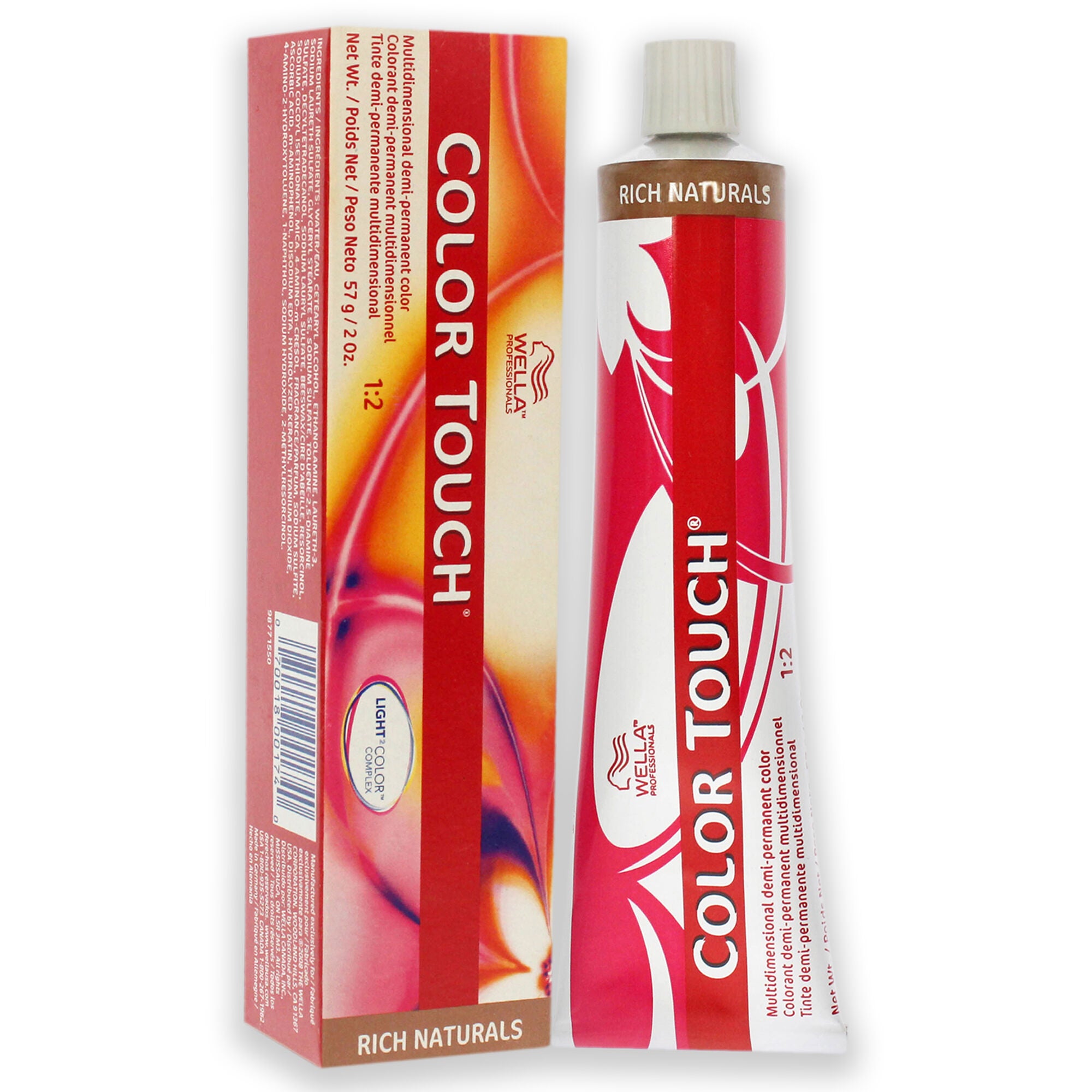 Color Touch Demi-Permanent Color - 6 35 Dark Blonde-Gold Red-Violet by Wella for Unisex - 2 oz Hair Color, See Description, alternate image number 2