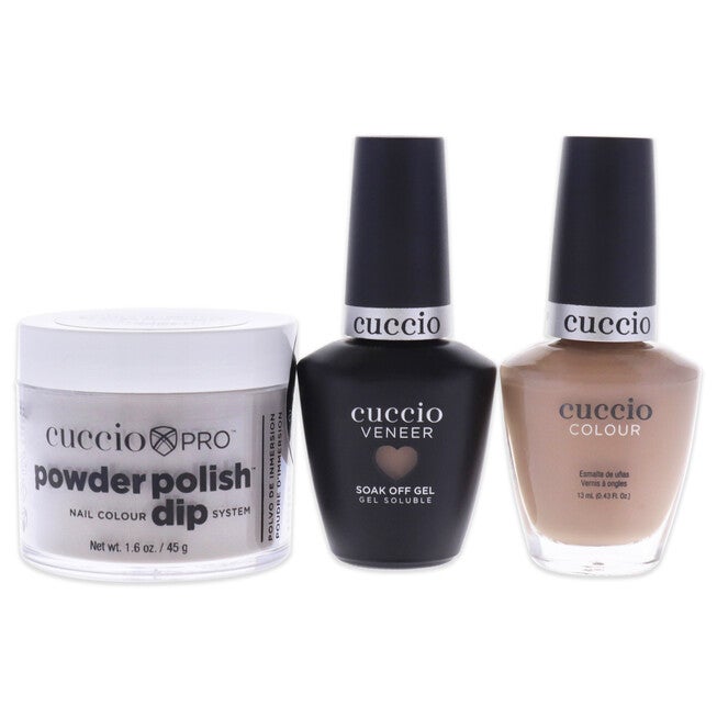 Match Makers Plus Dip - See You Latte by Cuccio Colour for Women - 3 Pc Set, NA, alternate image number null