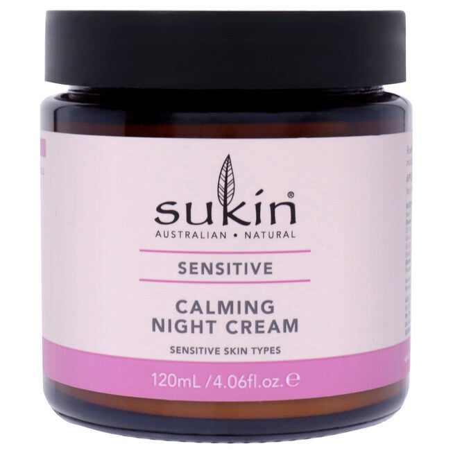 Sensitive Claming Night Cream by Sukin for Women - 4.06 oz Cream, NA, hi-res image number null