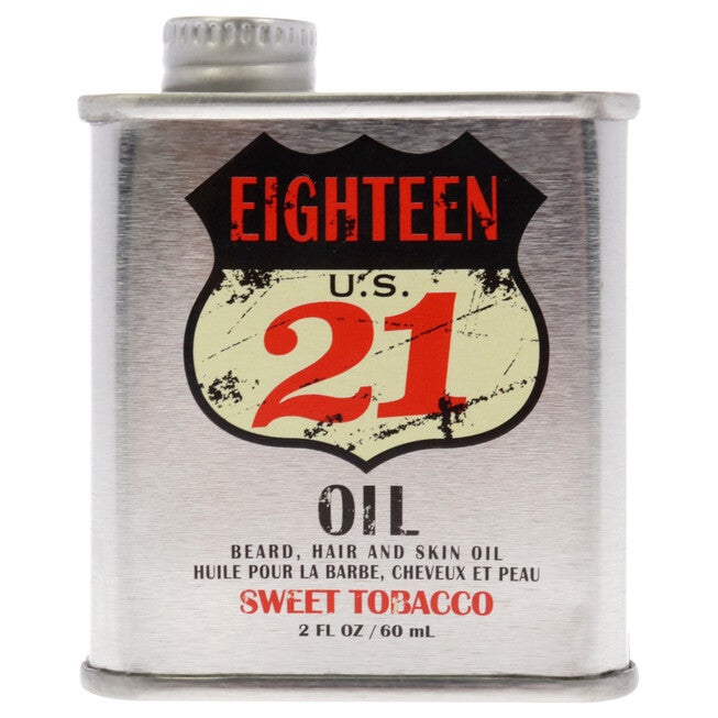 Sweet Tobacco Beard Hair and Skin Oil by 18.21 Man Made for Men - 2 oz Oil, NA, hi-res image number null