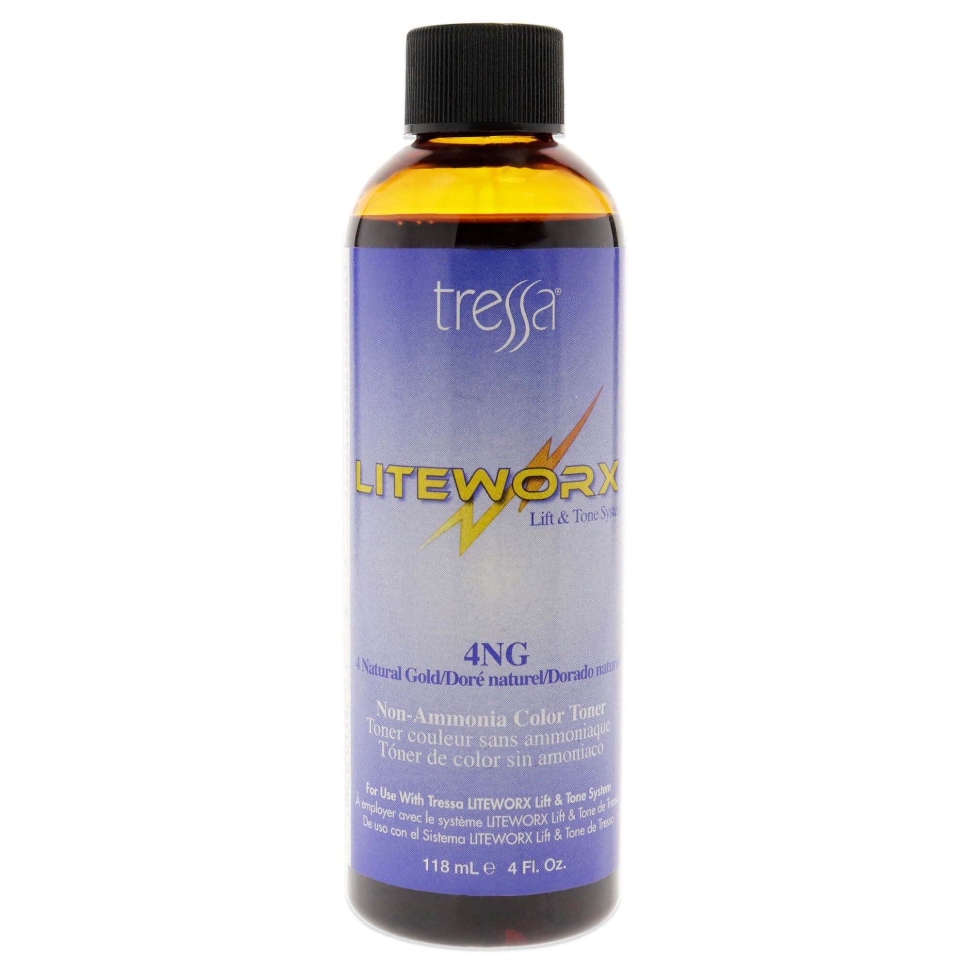 Liteworx Toner - 4NG Natural Gold by Tressa for Unisex - 4 oz Toner, See Description, hi-res image number 0