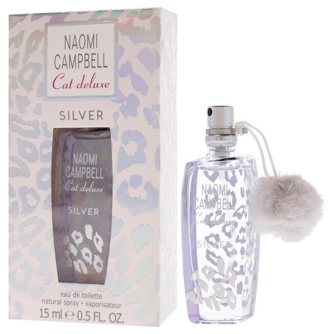 Cat Deluxe Silver by Naomi Campbell for Women - 0.5 oz EDT Spray (Mini), NA, alternate image number null