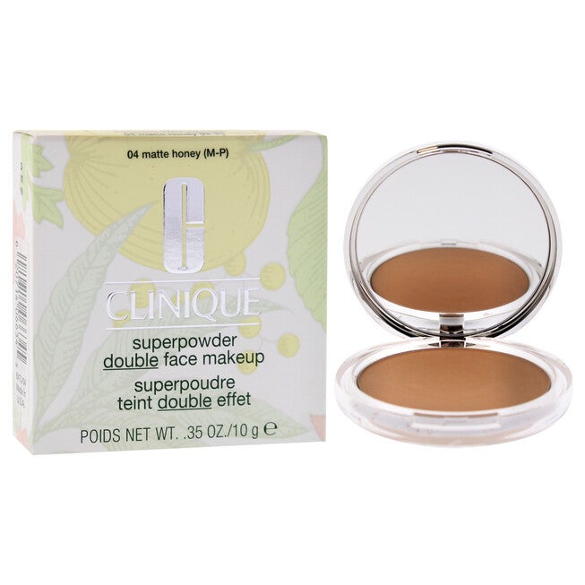 Superpowder Double Face Makeup - 04 Matte Honey (M-P)-Dry Combination by Clinique for Women - 0.35 oz Powder, NA, alternate image number null