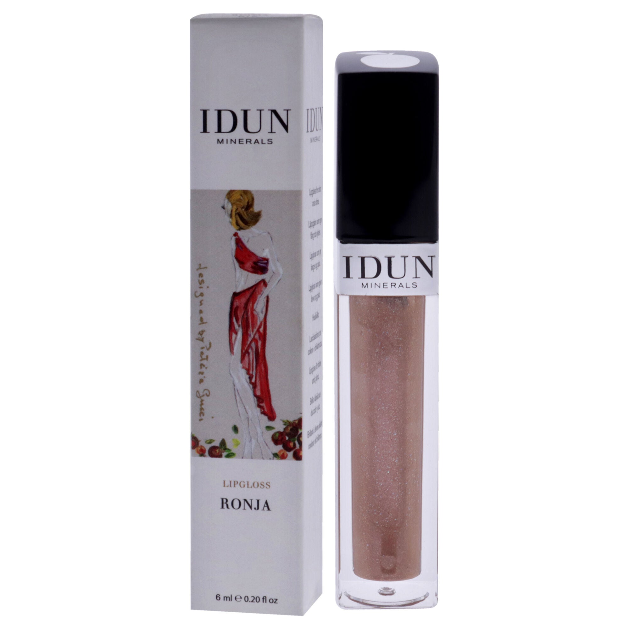 Lipgloss - 018 Ronja by Idun Minerals for Women - 0.2 oz Lip Gloss, See Description, alternate image number 3