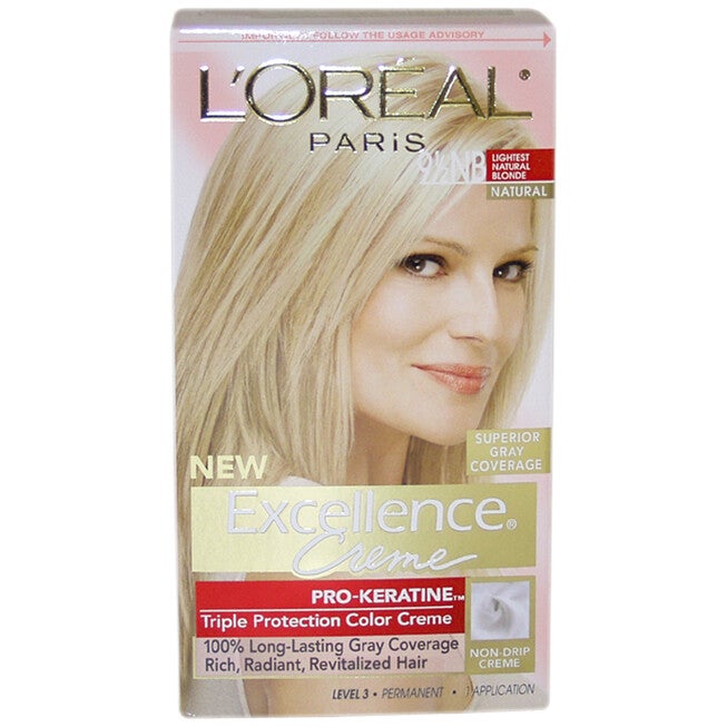 Excellence Creme Pro - Keratine - 9.5 NB Lightest Natural Blonde - Natural by LOreal Paris for Unisex - 1 Application Hair Color, See Description, hi-res image number 0
