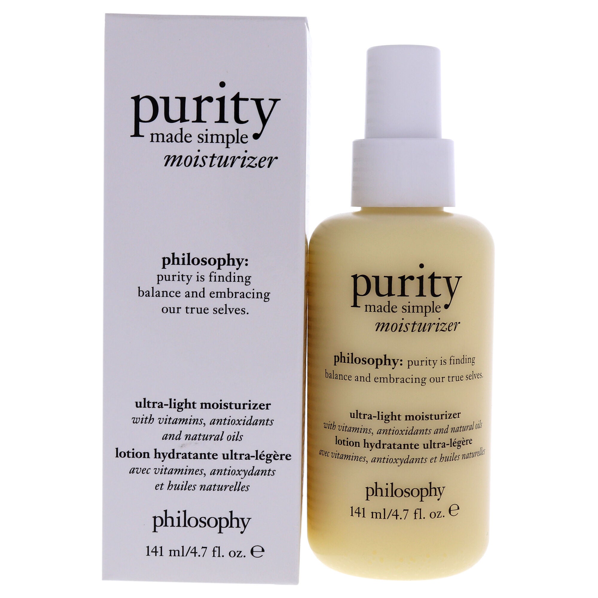 Purity Made Simple Ultra Light Moisturizer by Philosophy for Women - 4.7 oz Moisturizer, See Description, hi-res image number 0