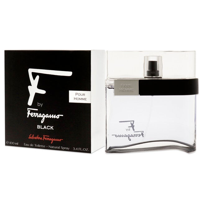 F Black by Salvatore Ferragamo for Men - 3.4 oz EDT Spray, , alternate image number null
