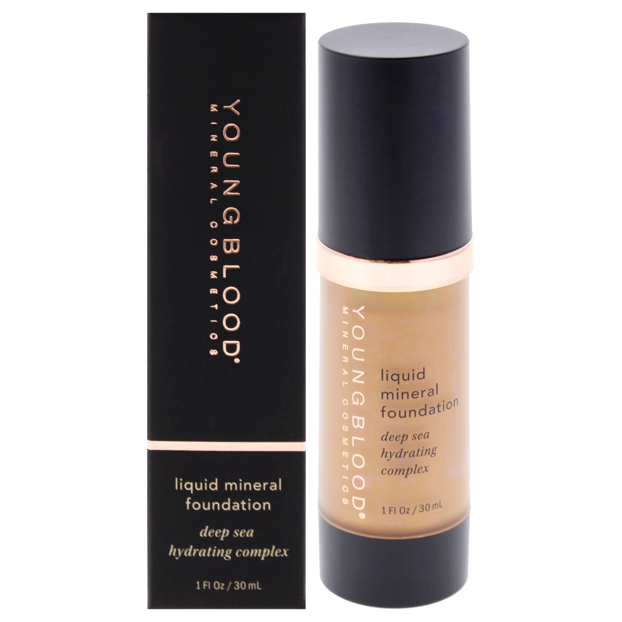 Liquid Mineral Foundation - Tahitian Sun by Youngblood for Women - 1 oz Foundation, See Description, hi-res image number 0