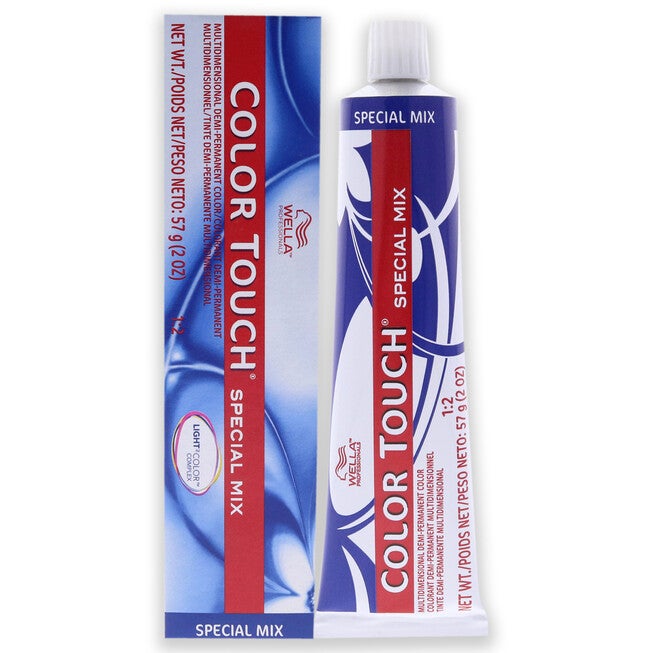 Color Touch Special Mix Demi-Permanent Color - 0 45 Red Red-Violet by Wella for Unisex - 2 oz Hair Color, NA, hi-res image number null