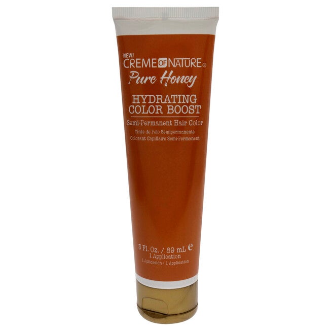 Pure Honey Hydrating Color Boost Semi-Permanent Hair Color - Light Golden Copper by Creme of Nature for Unisex - 3 oz Hair Color, , alternate image number null