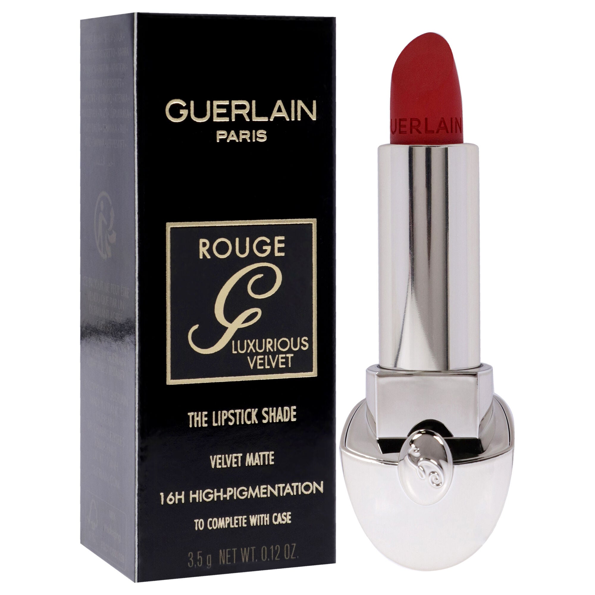 Rouge G Luxurious Velvet Matte Lipstick - N880 Ruby Red by Guerlain for Women - 0.12 oz Lipstick, See Description, alternate image number 2